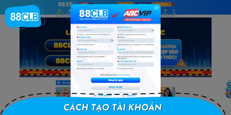 Hướng dẫn đăng ký tài khoản cá cược đơn giản chỉ với vài bước dễ dàng.