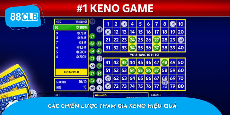 Các Chiến Lược Tham Gia Keno Hiệu Quả
